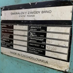 トリミングプレス Smeral LDO 800 - 800 トン (写真 1)