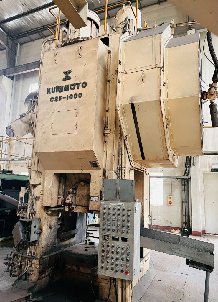 熱間鍛造プレス Kurimoto C2F-1000 - 1000 トン