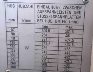プレス機 Muller Weingarten HUQ 630 - 630 トン (写真 1)