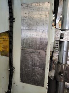 熱間鍛造プレス Jaewoo JFP-2000 - 2000 トン (写真 4)