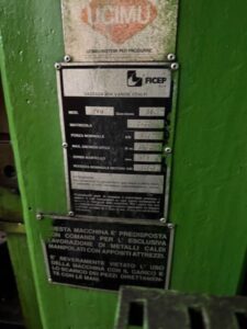 ねじプレス Ficep PVM 280 - 800 トン (写真 3)