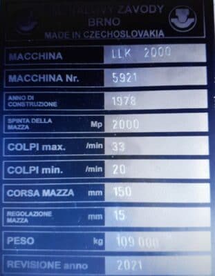 ナックルジョイントプレス Smeral LLK 2000 - 2000 トン (写真 4)