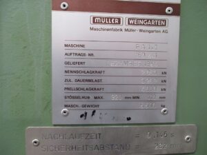 ねじプレス Weingarten PA 140 - 320 トン (写真 5)