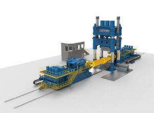 自由鍛造プレス SMS MEER UF4 80-100MN - 10000 トン (写真 1)