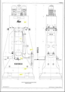 油圧鍛造ハンマー Lasco KGK 1600 - 16000 mkg (写真 5)