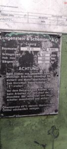 鍛造ハンマー Lasco KH 125 - 12 kJ (写真 4)