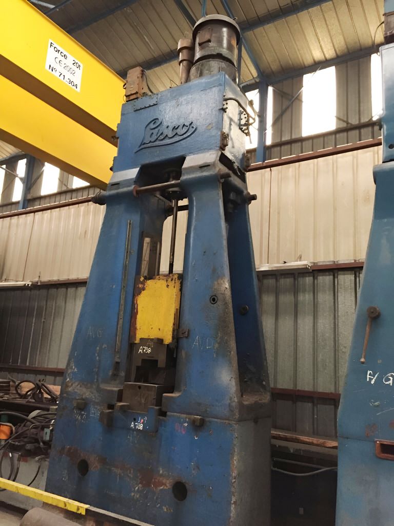 油圧鍛造ハンマー Lasco KH 125 - 1250 kgm