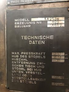 トリミングプレス TMP Voronezh KA2534 - 250 トン (写真 2)